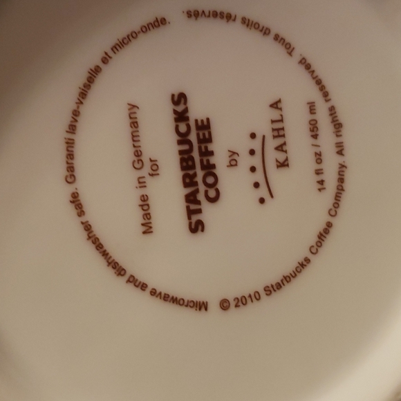 Starbucks 2010 brown felt handle mug - Picture 5 of 5